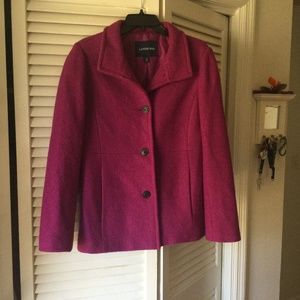 Lands’End Purple Wool Blend Jacket size 10